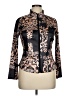 ChicMe Print Gold Jacket Size 0X - photo 1