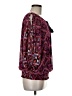 Coco Bianco 100% Polyester Burgundy 3/4 Sleeve Blouse Size M - photo 4