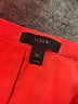 J.Crew 100% Polyester Solid Red Casual Skirt Size 00 - photo 3