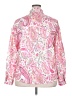 Unbranded 100% Polyester Paisley Pink Long Sleeve Blouse Size XXL - photo 2