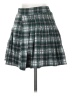 Stradivarius Plaid Green Casual Skirt Size XS - photo 2