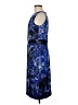 Tahari Graphic Blue Cocktail Dress Size M (estimated) - photo 5
