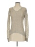Cynthia Rowley TJX Metallic Silver Pullover Sweater Size S - photo 1