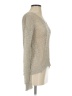 Cynthia Rowley TJX Metallic Silver Pullover Sweater Size S - photo 4