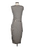 Bordeaux Stripes Gray Casual Dress Size XS - photo 2