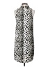 Topshop Animal Print Silver Cocktail Dress Size 4 - photo 2