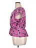 Adrienne Vittadini Pink Short Sleeve Blouse Size XL - photo 5