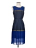 BCBGMAXAZRIA 100% Polyester Blue Cocktail Dress Size XXS - photo 1