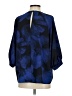 prologue 100% Polyester Blue 3/4 Sleeve Blouse Size S - photo 2