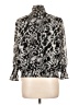 Cato Animal Print Black Long Sleeve Blouse Size L - photo 2
