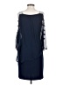 MSK 100% Polyester Blue Cocktail Dress Size S - photo 2