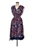 BCBG Paris 100% Polyester Paisley Blue Casual Dress Size M - photo 1