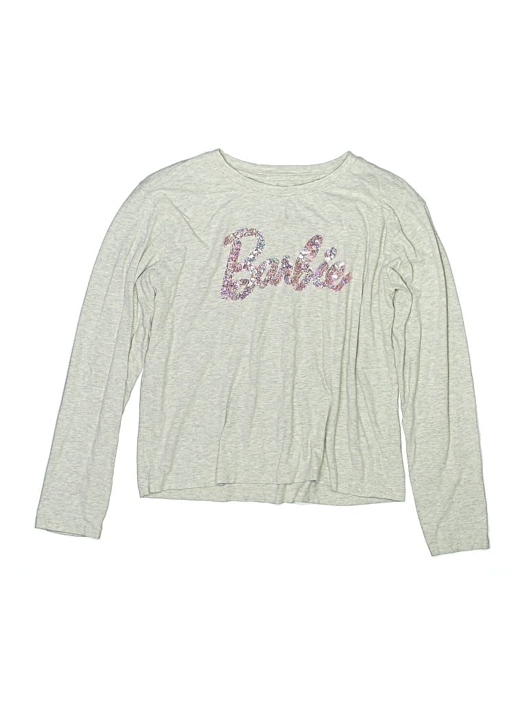 Pre-owned Gap Kids' Long Sleeve T-shirt In Silver