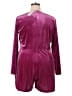 Candie's Solid Burgundy Romper Size 1X - photo 2