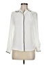 DKNY 100% Polyester Ivory White Long Sleeve Blouse Size M (estimated) - photo 1