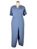 Lane Bryant Solid Blue Jumpsuit Size 28 - photo 1