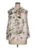 Cameo Appearance 100% Polyester Floral Ivory Sleeveless Blouse Size 0X - photo 1