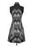 Karen Millen Argyle Silver Cocktail Dress Size 4 - photo 2