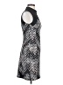 Karen Millen Argyle Silver Cocktail Dress Size 4 - photo 4