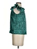 Omika 100% Cotton Teal Short Sleeve Blouse Size XS - photo 4