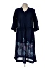 Assorted Brands 100% Polyester Blue Casual Dress Size L (estimated) - photo 1