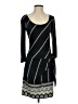 Sophie Max Graphic Black Cocktail Dress Size S - photo 1