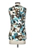 New Directions 100% Polyester Teal Sleeveless Blouse Size S - photo 2