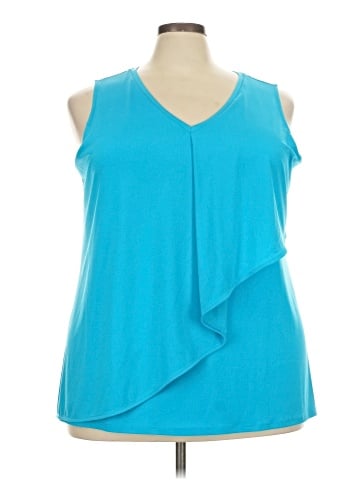H By Halston Sleeveless Blouse (view 1)