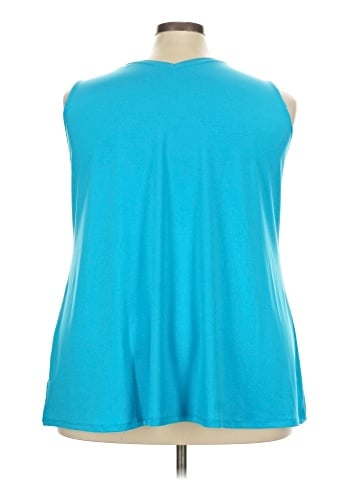 H By Halston Sleeveless Blouse (view 2)