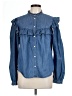 Veronica Beard Blue Long Sleeve Blouse Size 12 - photo 1