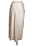 Aqua 100% Polyester Solid Tan Casual Skirt Size M - photo 2