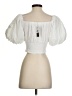 AFRM White Short Sleeve Blouse Size XS - photo 2