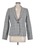 Banana Republic Plaid Gray Wool Blazer Size 8 - photo 1