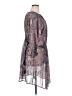 Floreat 100% Polyester Paisley Gray Casual Dress Size XL - photo 4