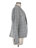 Banana Republic Plaid Gray Wool Blazer Size 8 - photo 4