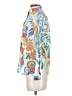 J.Crew 100% Cotton Print White Ivory 3/4 Sleeve Blouse Size 00 - photo 5