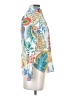 J.Crew 100% Cotton Print White Ivory 3/4 Sleeve Blouse Size 00 - photo 4