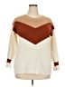 Cozy Casuals Chevron-herringbone Tan Pullover Sweater Size 2X - photo 1