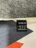 Shein Color Block Ivory Orange Sleeveless Blouse Size 12 - photo 7