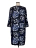 Sandra Darren Print Blue Casual Dress Size 1X - photo 2