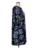 Sandra Darren Print Blue Casual Dress Size 1X - photo 4