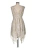 Sigrid Olsen Paisley Gray Cocktail Dress Size M - photo 2