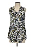 CAbi 100% Polyester Blue Sleeveless Blouse Size S - photo 1