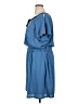 Isabel + Alice Solid Blue Casual Dress Size 1X - photo 5