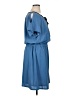 Isabel + Alice Solid Blue Casual Dress Size 1X - photo 4