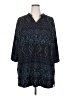 Catherines Black 3/4 Sleeve Blouse Size 2X - photo 1