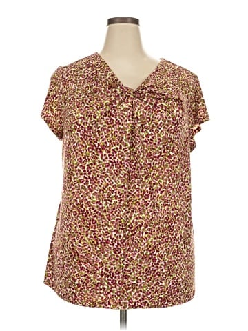 Liz Claiborne Short Sleeve Blouse (view 1)
