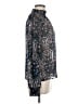 Aqua Black Long Sleeve Blouse Size M - photo 4