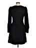J.Crew 100% Polyester Solid Black Casual Dress Size 6 - photo 2