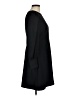 J.Crew 100% Polyester Solid Black Casual Dress Size 6 - photo 4